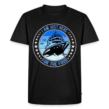 Crusader Cruiser Cruise - Men's Premium Organic T-Shirt - black - Front - Nico (187cm)