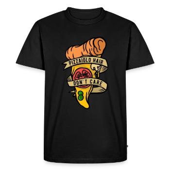 Pizza Maker Pizzaiolo - Men's Premium Organic T-Shirt - black - Front - Nico (187cm)