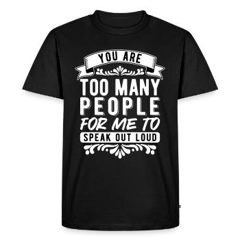 Dyslexia, dyslexics, readingDyslexia - Men's Premium Organic T-Shirt - black - Front - Nico (187cm)