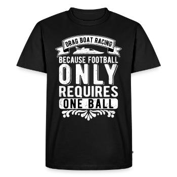 Course de dragsters - T-shirt Premium bio Homme - noir - Devant - Nico (187cm)