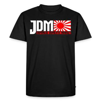 JDM Motorsport Auto Tuning Automobile - T-shirt Premium bio Homme - noir - Devant - Nico (187cm)
