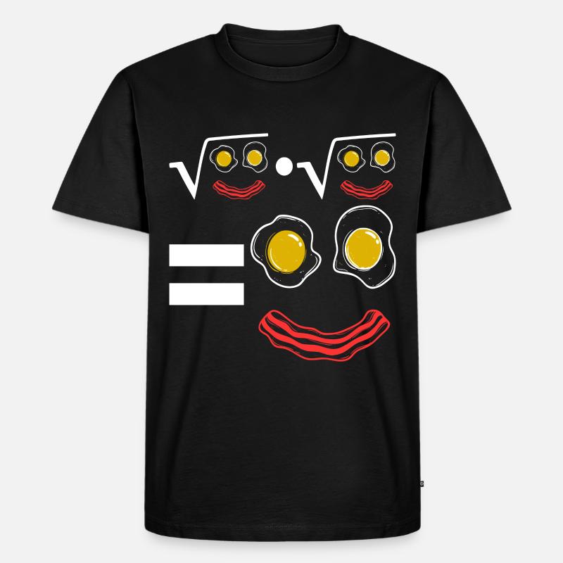 Mathe Mathelehrer - Männer Premium Bio T-Shirt - Schwarz