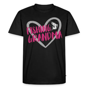 Pêche à la ligne Pêche - T-shirt Premium bio Homme - noir - Devant - Nico (187cm)
