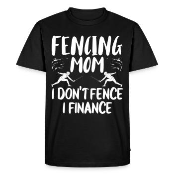 Escrime épée escrime duel idée cadeau - T-shirt Premium bio Homme - noir - Devant - Nico (187cm)