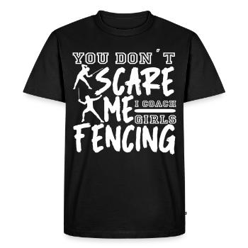Escrime épée escrime duel idée cadeau - T-shirt Premium bio Homme - noir - Devant - Nico (187cm)