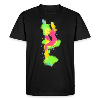 Gymnastique Gymnastique Gymnastique - T-shirt Premium bio Homme - noir - Devant - Nico (187cm)