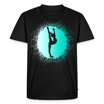 Gymnastique RSG Gymnastique Gymnaste - T-shirt Premium bio Homme - noir - Devant - Nico (187cm)