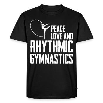 Gymnastique rythmique gymnastique - T-shirt Premium bio Homme - noir - Devant - Nico (187cm)