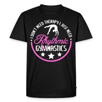 Rhythmic Gymnastics - Men's Premium Organic T-Shirt - black - Front - Nico (187cm)