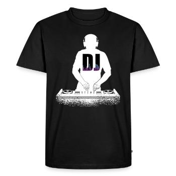DJ Performance - Men's Premium Organic T-Shirt - black - Front - Nico (187cm)