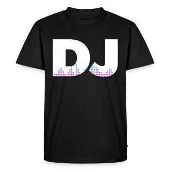 DJ Performance - Men's Premium Organic T-Shirt - black - Front - Nico (187cm)