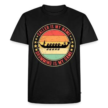 Dragon Boat Race Dragon Boat Drums - T-shirt Premium bio Homme - noir - Devant - Nico (187cm)