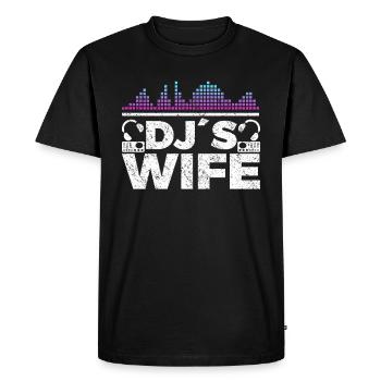 DJ Performance - Men's Premium Organic T-Shirt - black - Front - Nico (187cm)