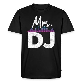 DJ Performance - Men's Premium Organic T-Shirt - black - Front - Nico (187cm)