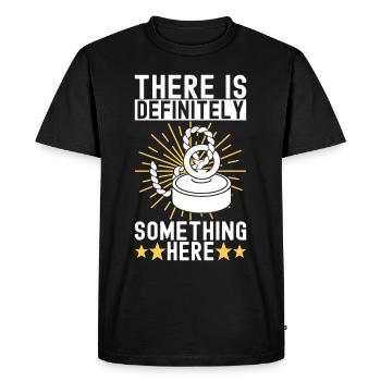 Magnet Fischer Magnet Pêche - T-shirt Premium bio Homme - noir - Devant - Nico (187cm)