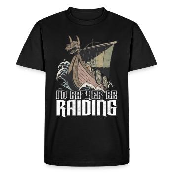 Mythologie nordique des Vikings - T-shirt Premium bio Homme - noir - Devant - Nico (187cm)