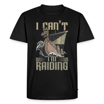 Mythologie nordique des Vikings - T-shirt Premium bio Homme - noir - Devant - Nico (187cm)