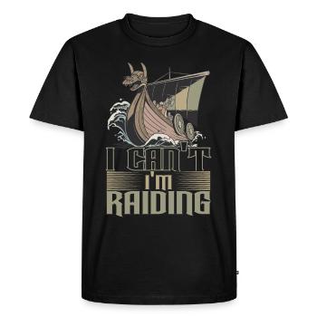 Mythologie nordique des Vikings - T-shirt Premium bio Homme - noir - Devant - Nico (187cm)