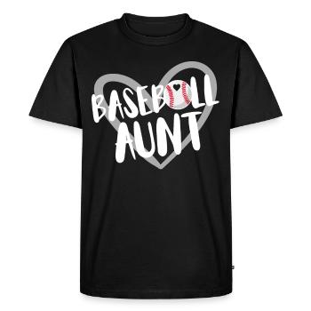 Baseball for Baseball Players - Men's Premium Organic T-Shirt - black - Front - Nico (187cm)