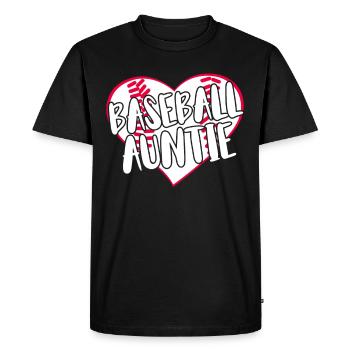 Baseball for Baseball Players - Men's Premium Organic T-Shirt - black - Front - Nico (187cm)