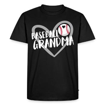 Baseball for Baseball Players - Men's Premium Organic T-Shirt - black - Front - Nico (187cm)