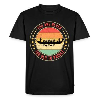 Dragon Boat Course Dragon Boat - T-shirt Premium bio Homme - noir - Devant - Nico (187cm)