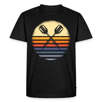 Joueur de fléchettes Fléchettes - T-shirt Premium bio Homme - noir - Devant - Nico (187cm)