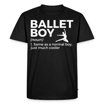 Danse classique - T-shirt Premium bio Homme - noir - Devant - Nico (187cm)