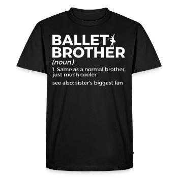 Danse classique - T-shirt Premium bio Homme - noir - Devant - Nico (187cm)