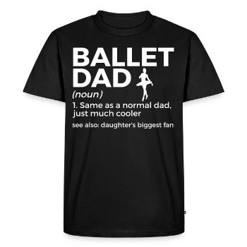 Danse classique - T-shirt Premium bio Homme - noir - Devant - Nico (187cm)