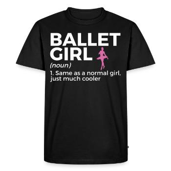 Danse classique - T-shirt Premium bio Homme - noir - Devant - Nico (187cm)