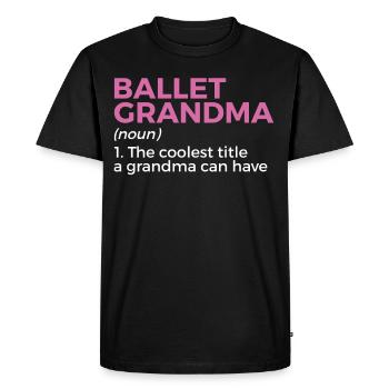 Danse classique - T-shirt Premium bio Homme - noir - Devant - Nico (187cm)