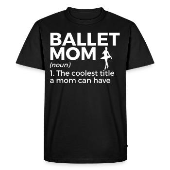 Danse classique - T-shirt Premium bio Homme - noir - Devant - Nico (187cm)