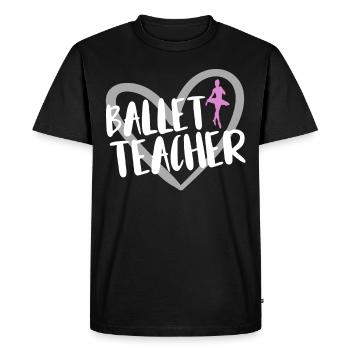 Danse classique - T-shirt Premium bio Homme - noir - Devant - Nico (187cm)