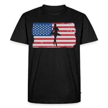 Danse classique - T-shirt Premium bio Homme - noir - Devant - Nico (187cm)