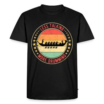Dragon Boat Race Dragon Boat Less Talking - T-shirt Premium bio Homme - noir - Devant - Nico (187cm)