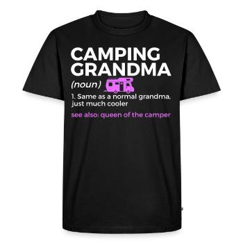 Camping Camping Motorhome - Men's Premium Organic T-Shirt - black - Front - Nico (187cm)
