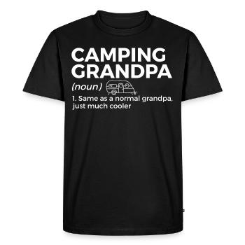 Camping Camping Motorhome - Men's Premium Organic T-Shirt - black - Front - Nico (187cm)