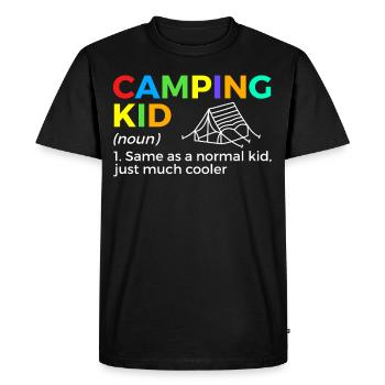 Camping Camping Motorhome - Men's Premium Organic T-Shirt - black - Front - Nico (187cm)