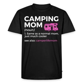 Camping Camping Motorhome - Men's Premium Organic T-Shirt - black - Front - Nico (187cm)