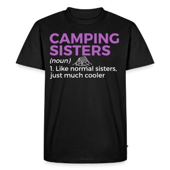 Camping Camping Motorhome - Men's Premium Organic T-Shirt - black - Front - Nico (187cm)