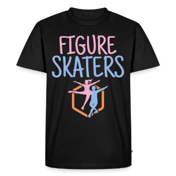 Figure Skaters - Men's Premium Organic T-Shirt - black - Front - Nico (187cm)
