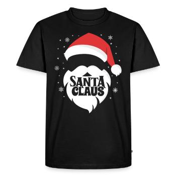 Joyeux Père Noël Costume Joyeux Noël - T-shirt Premium bio Homme - noir - Devant - Nico (187cm)