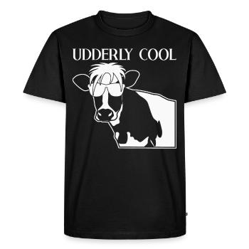 Cow Farmer Ferme Veau Veau Vaches - T-shirt Premium bio Homme - noir - Devant - Nico (187cm)