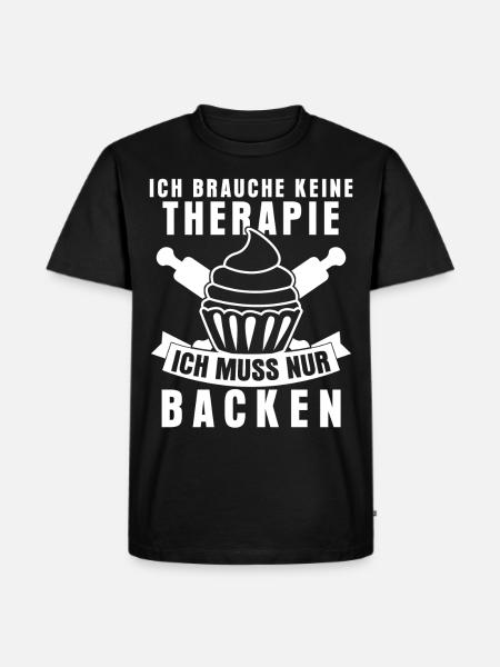 Bäcker Backen Cupcakes Bäckerei - Männer Premium Bio T-Shirt - Schwarz
