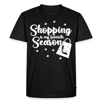 Les chaussures d’achat achètent des talons hauts - T-shirt Premium bio Homme - noir - Devant - Nico (187cm)