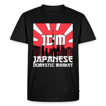 JDM Motorsport Auto Tuning Automobile - T-shirt Premium bio Homme - noir - Devant - Nico (187cm)