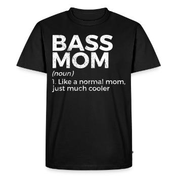 Musicien de guitare basse - T-shirt Premium bio Homme - noir - Devant - Nico (187cm)