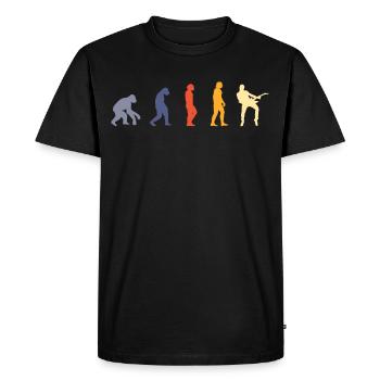 Musicien de guitare basse - T-shirt Premium bio Homme - noir - Devant - Nico (187cm)