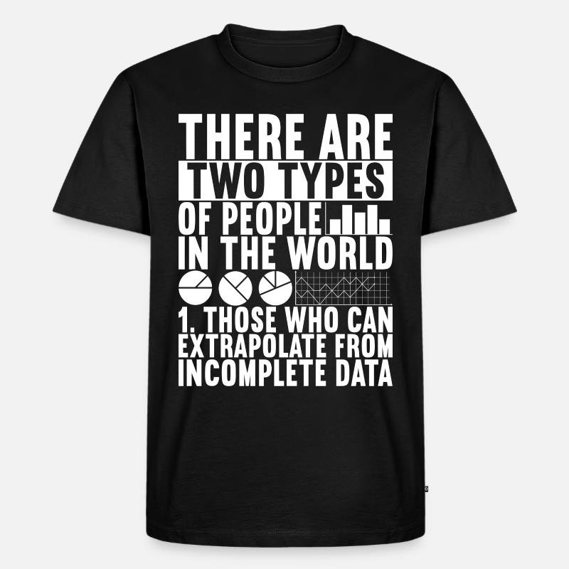 Data Scientist Data Analyst - Männer Premium Bio T-Shirt - Schwarz